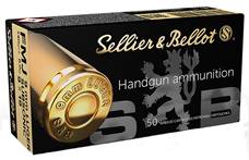 Sellier & Bellot SB9SUBA Handgun  9mm Luger Subsonic 140 gr Full Metal Jacket 50 Per Box/ 20 Case